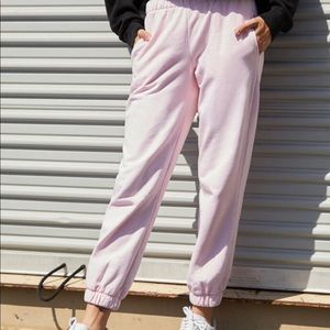 Blush Rosa Sweatpants Brandy Melville